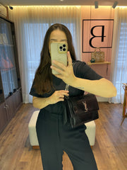 Saint Laurent Croco Sunset Preta