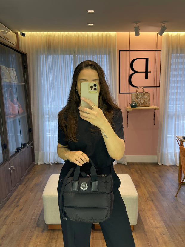 Moncler Caradoc Mini Matelassê Preta