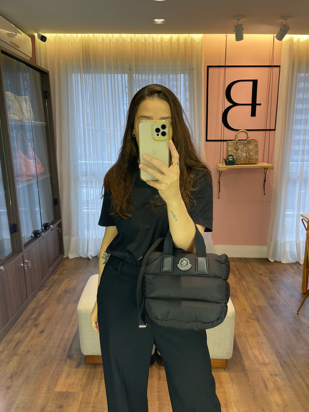 Moncler Caradoc Mini Matelassê Preta