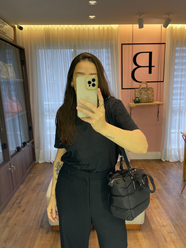 Moncler Caradoc Mini Matelassê Preta