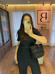 Moncler Caradoc Mini Matelassê Preta