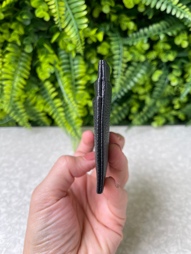 Porta Cartão Chanel em Couro Preto