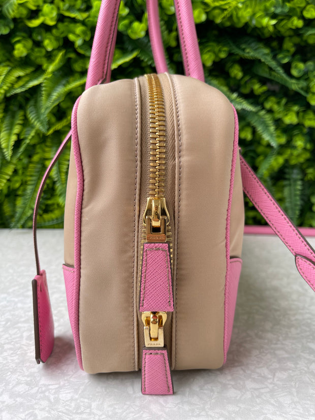 Prada Re-edition Bauletto Bag Bicolor