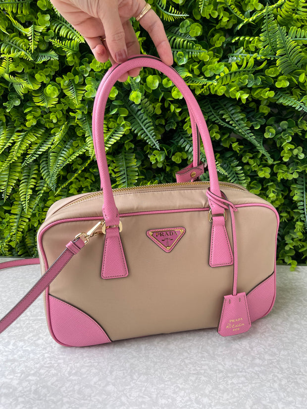 Prada Re-edition Bauletto Bag Bicolor