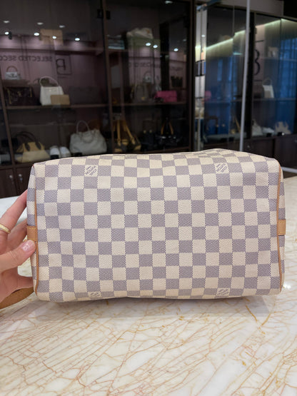 Louis Vuitton Speedy Bandouliere Damier Azur