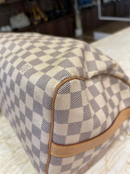 Louis Vuitton Speedy Bandouliere Damier Azur
