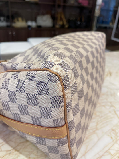 Louis Vuitton Speedy Bandouliere Damier Azur