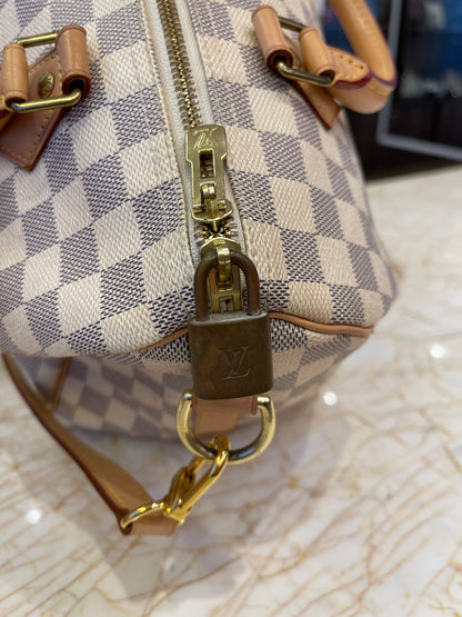 Louis Vuitton Speedy Bandouliere Damier Azur