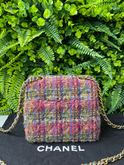 Chanel Mini Flap Tweed Multicolor