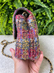 Chanel Mini Flap Tweed Multicolor