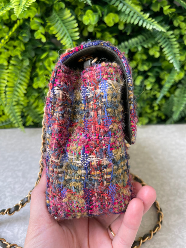 Chanel Mini Flap Tweed Multicolor