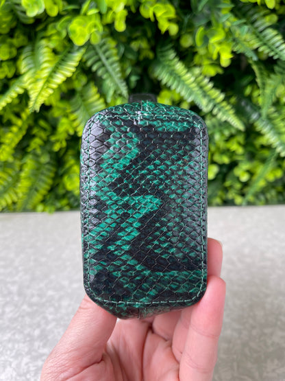 Mini Le Pliage Python Verde com Corrente Metálica