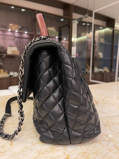 Chanel Coco Handle Lizard Média