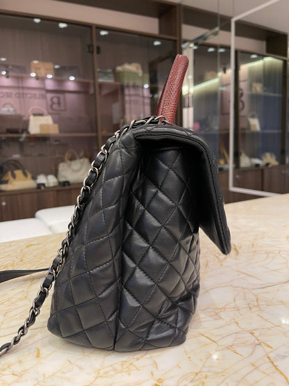 Chanel Coco Handle Lizard Média