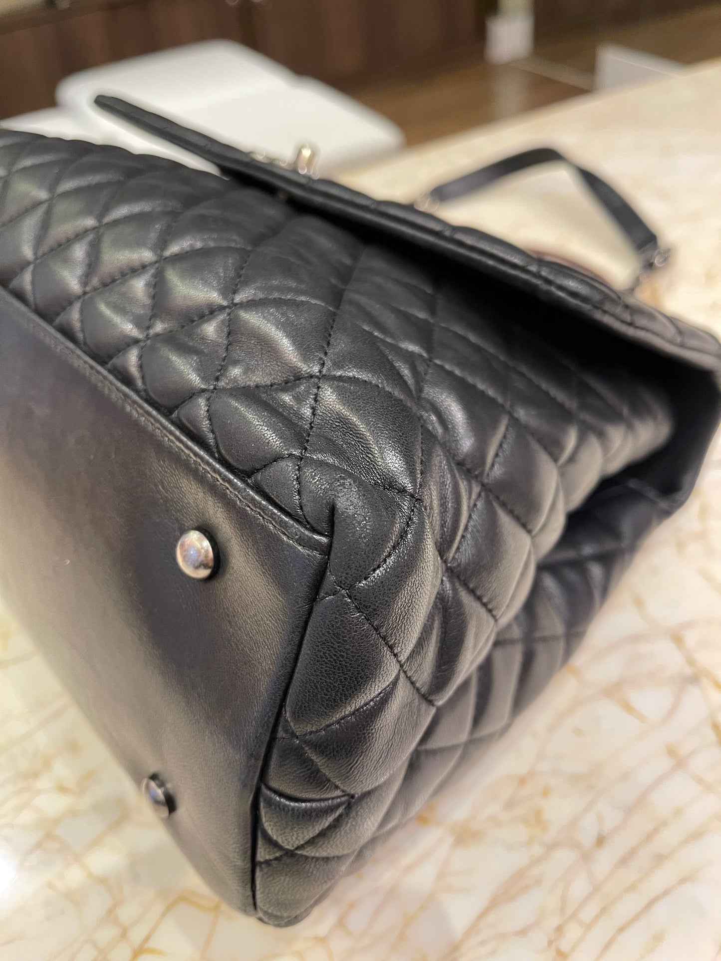 Chanel Coco Handle Lizard Média