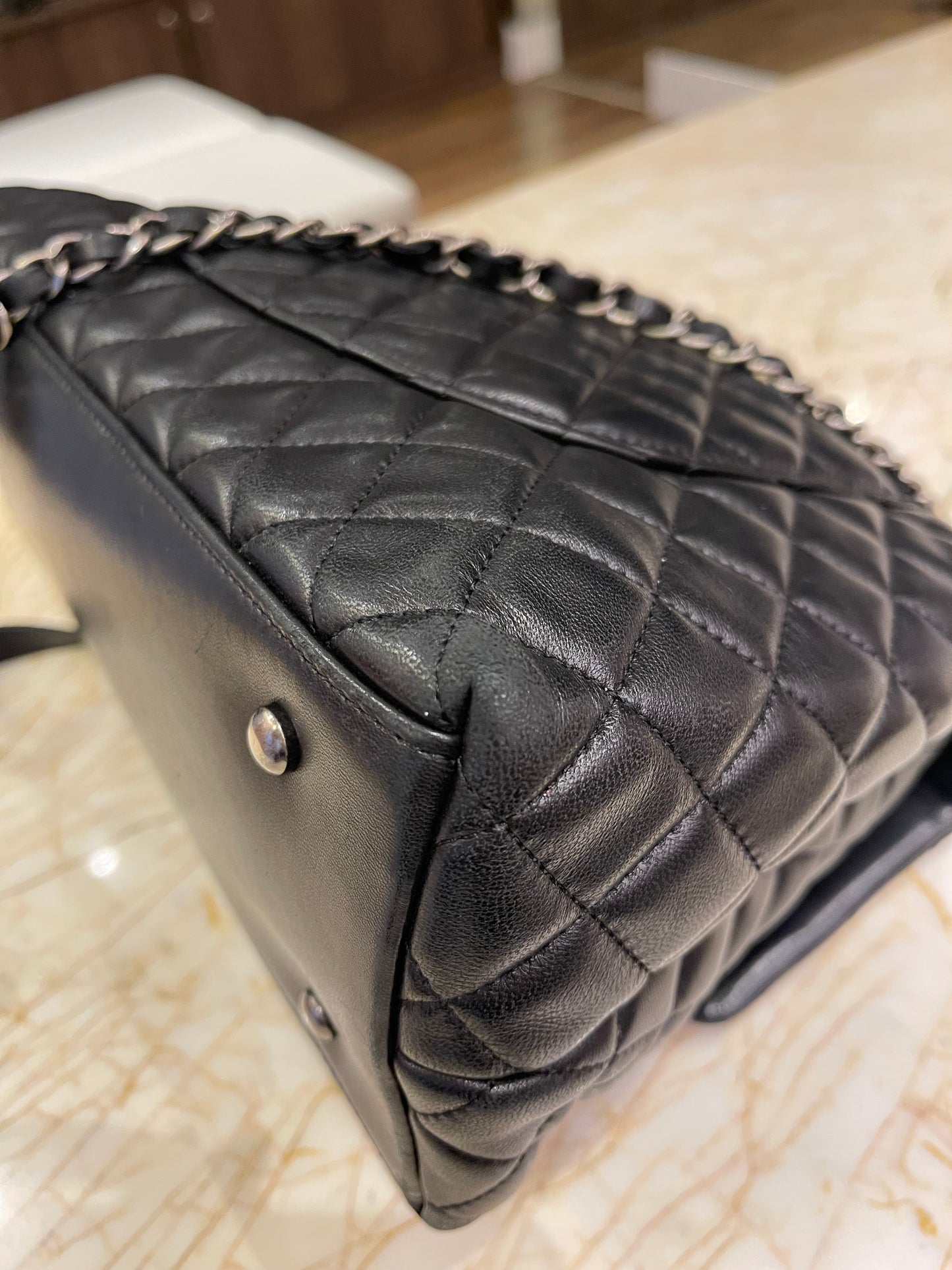 Chanel Coco Handle Lizard Média