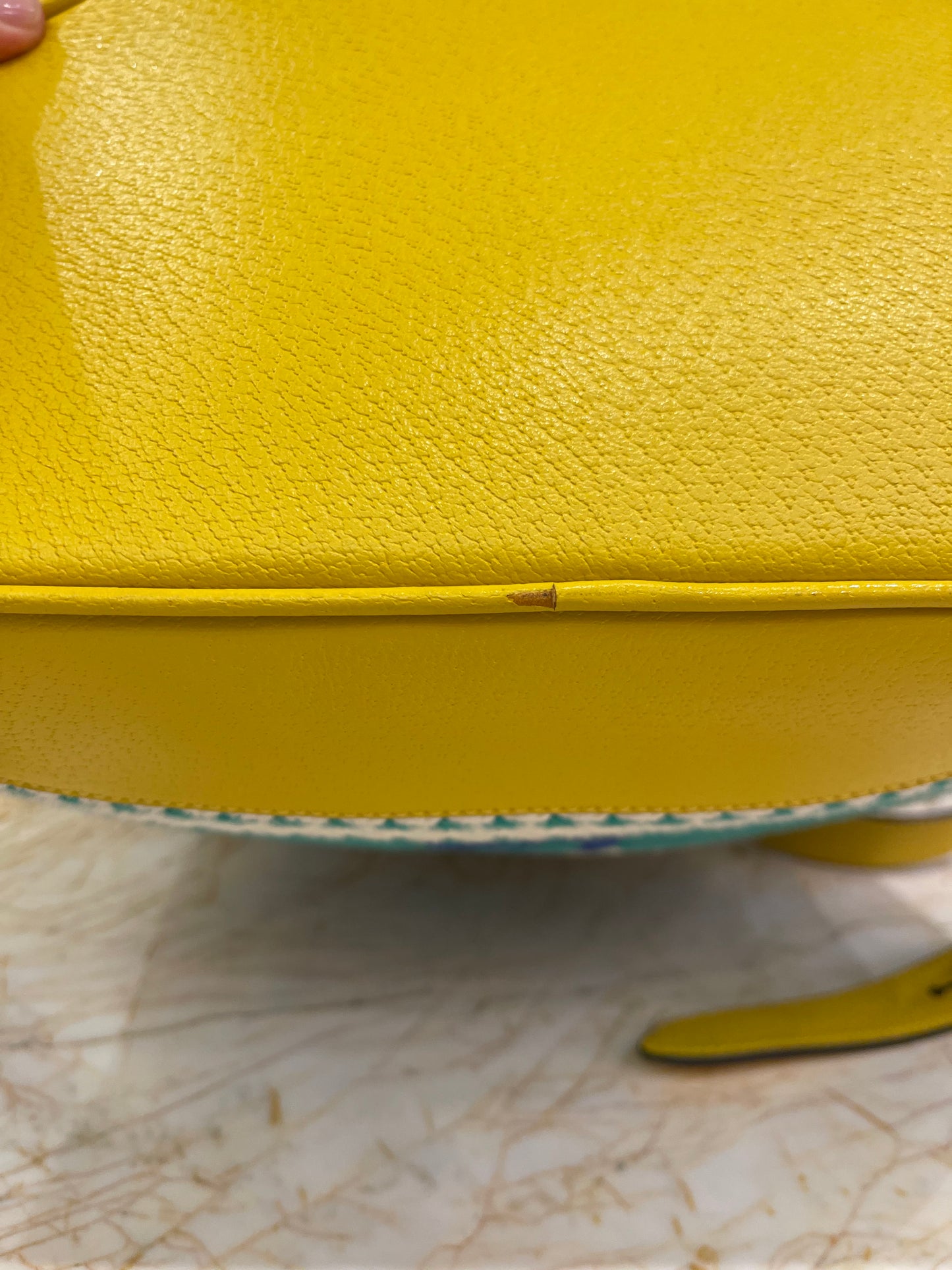Mochila Gucci Rio de Janeiro em Crochê e Couro