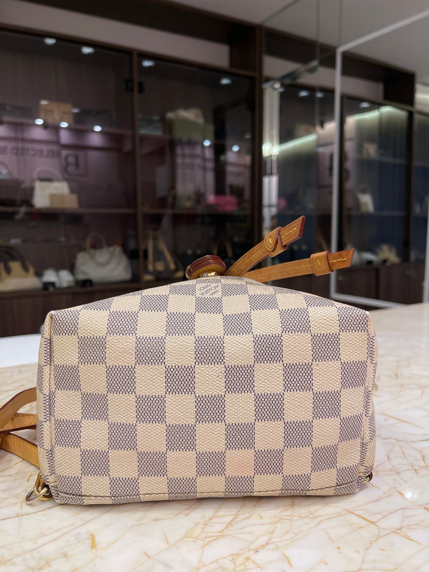 Mochila Louis Vuitton Sperone BB Damier Azur