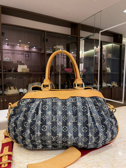 Louis Vuitton Denim Cabas Raye