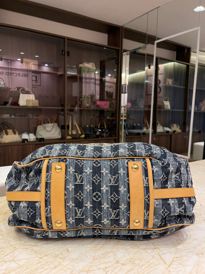 Louis Vuitton Denim Cabas Raye