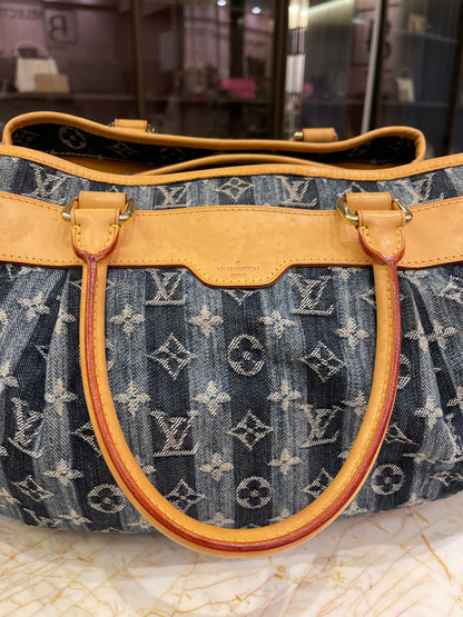 Louis Vuitton Denim Cabas Raye