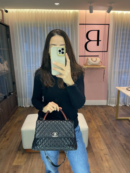 Chanel Coco Handle Lizard Média
