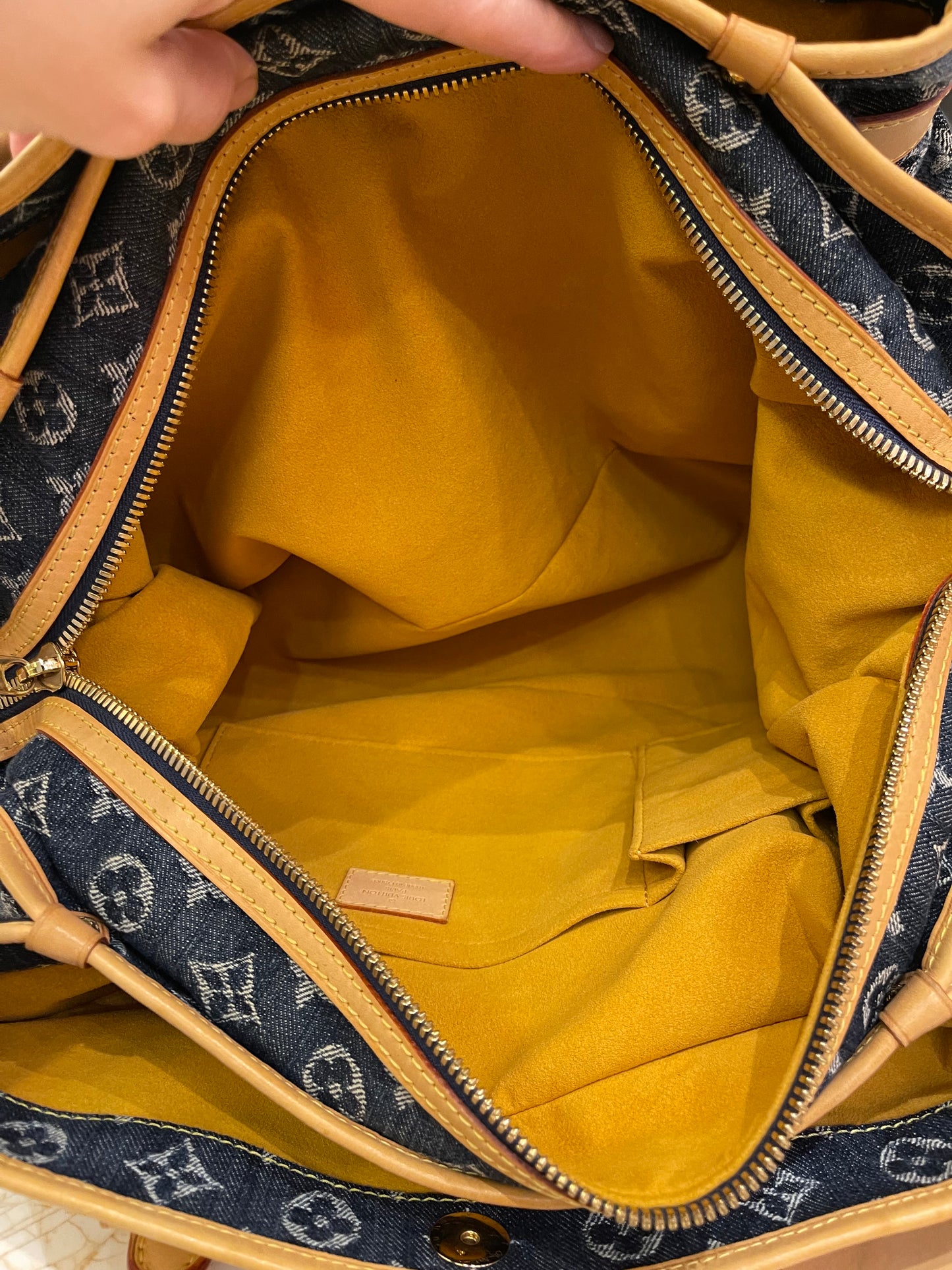 Louis Vuitton Denim Cabas Raye