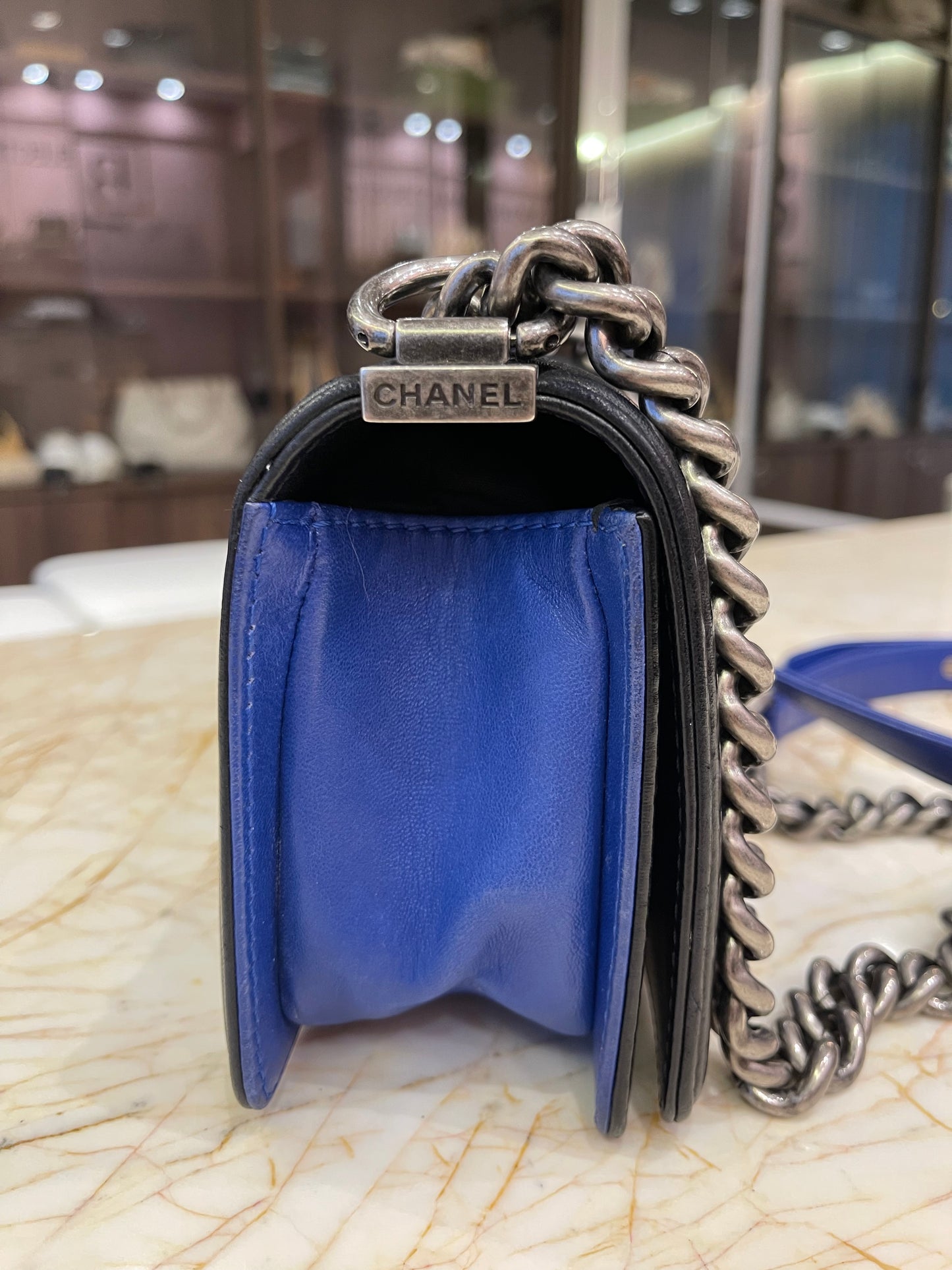 Chanel Boy Pre-Owned 2013-2014 Small Bicolor