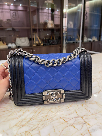 Chanel Boy Pre-Owned 2013-2014 Small Bicolor