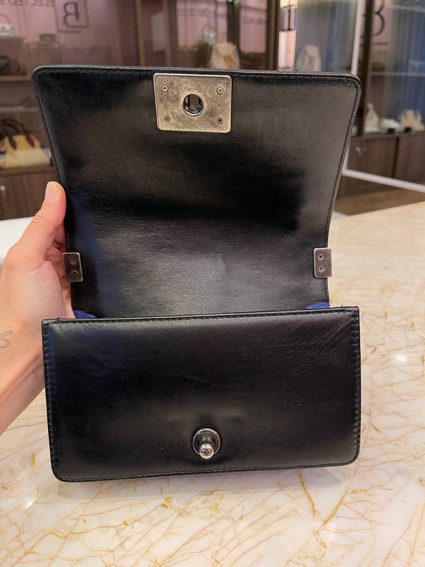 Chanel Boy Pre-Owned 2013-2014 Small Bicolor