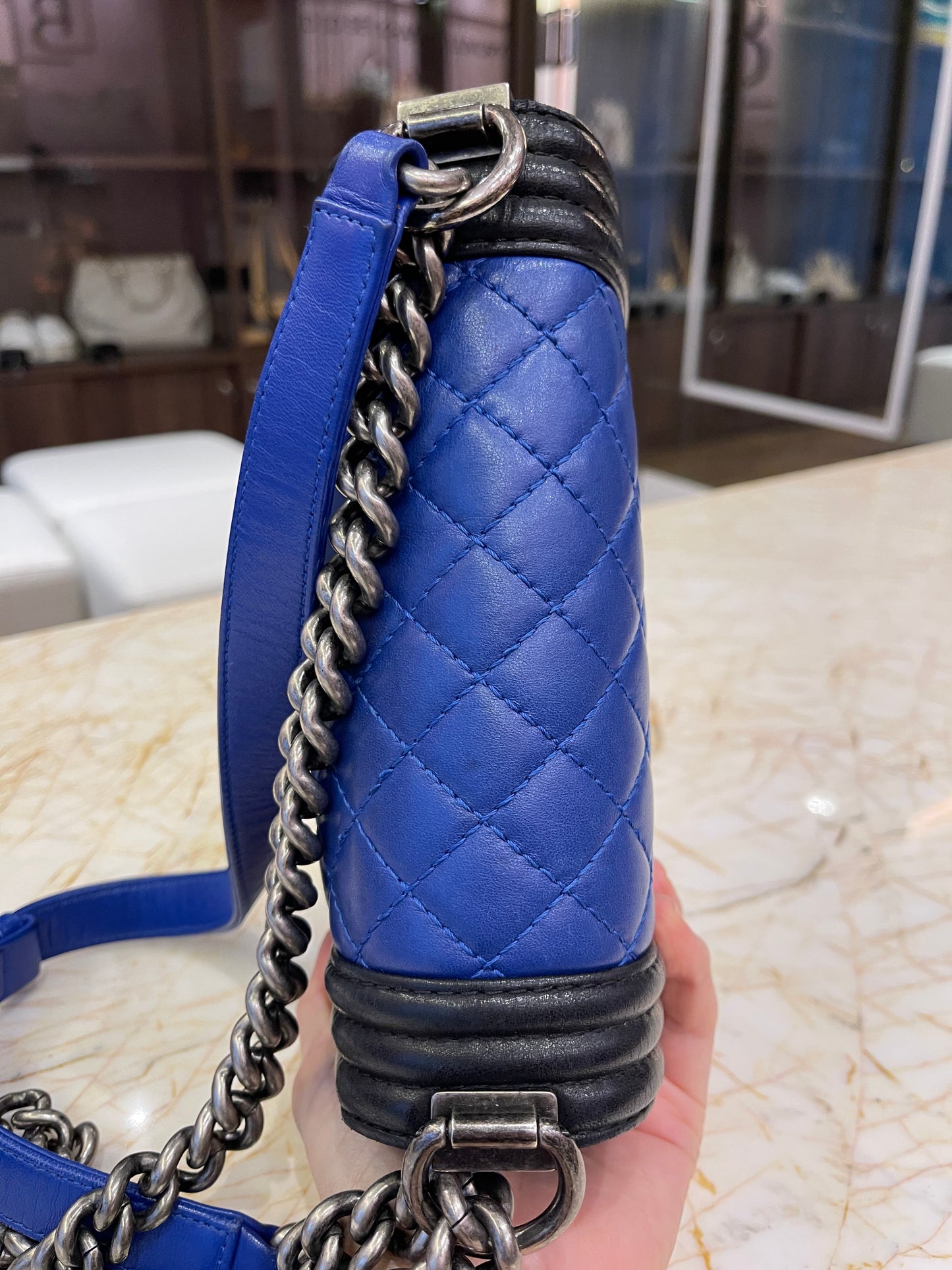 Chanel Boy Pre-Owned 2013-2014 Small Bicolor