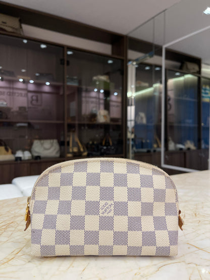 Necessaire Louis Vuitton Cosmetic Pouch Damier Azur