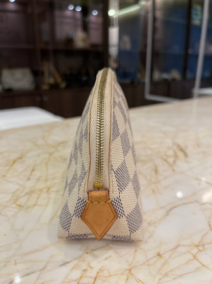 Necessaire Louis Vuitton Cosmetic Pouch Damier Azur