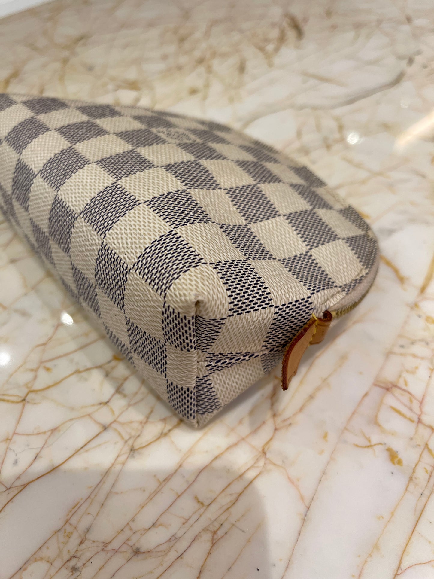Necessaire Louis Vuitton Cosmetic Pouch Damier Azur