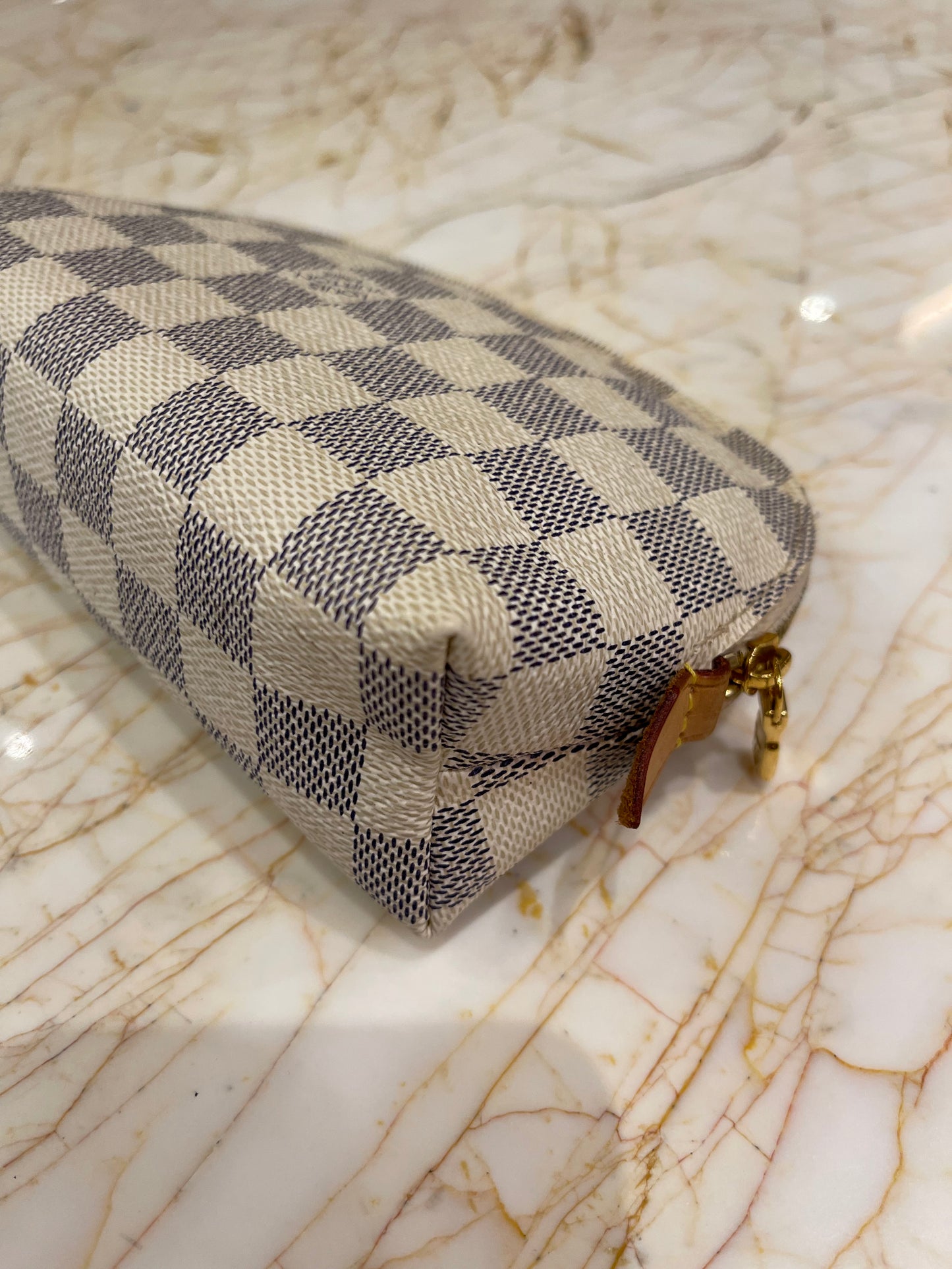 Necessaire Louis Vuitton Cosmetic Pouch Damier Azur