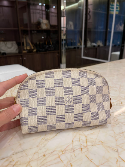 Necessaire Louis Vuitton Cosmetic Pouch Damier Azur