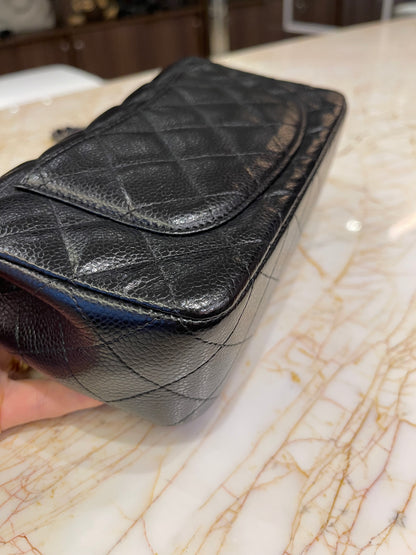 Chanel Classic Mini Flap Caviar Preto
