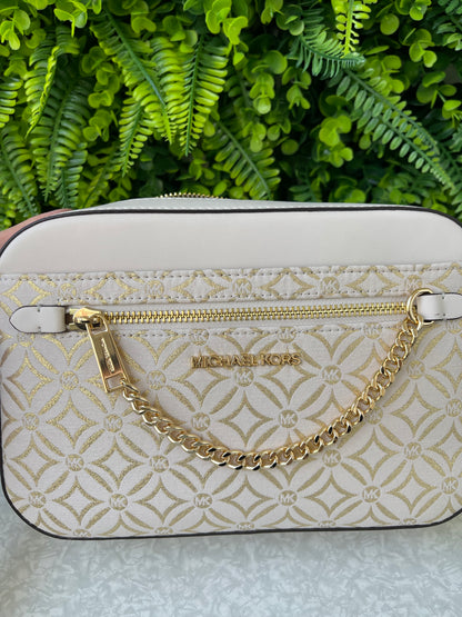 Michael Kors Jet Set Crossbody Chart Gold