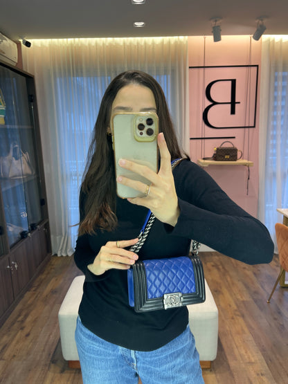 Chanel Boy Pre-Owned 2013-2014 Small Bicolor
