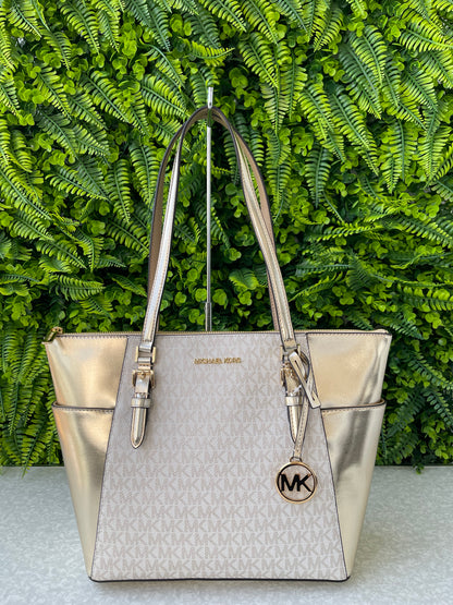 Michael Kors Tote Charlotte Pale Gold