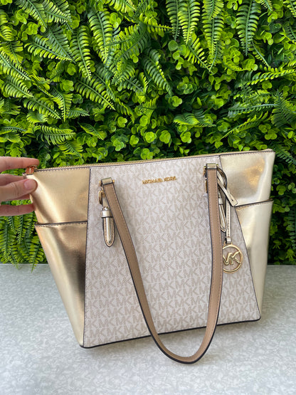 Michael Kors Tote Charlotte Pale Gold