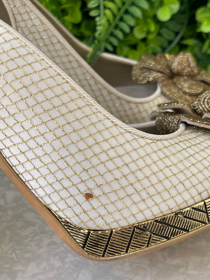 Sandália Chanel Camellia Slingback