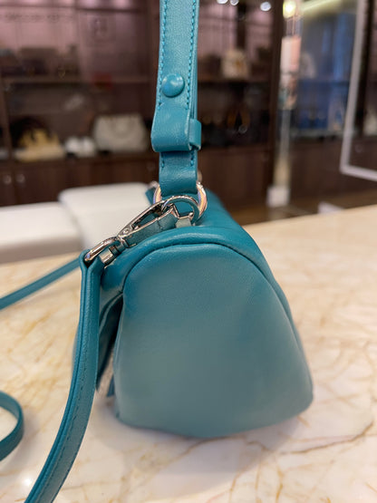 Prada Nappa Triangle Leather Verde