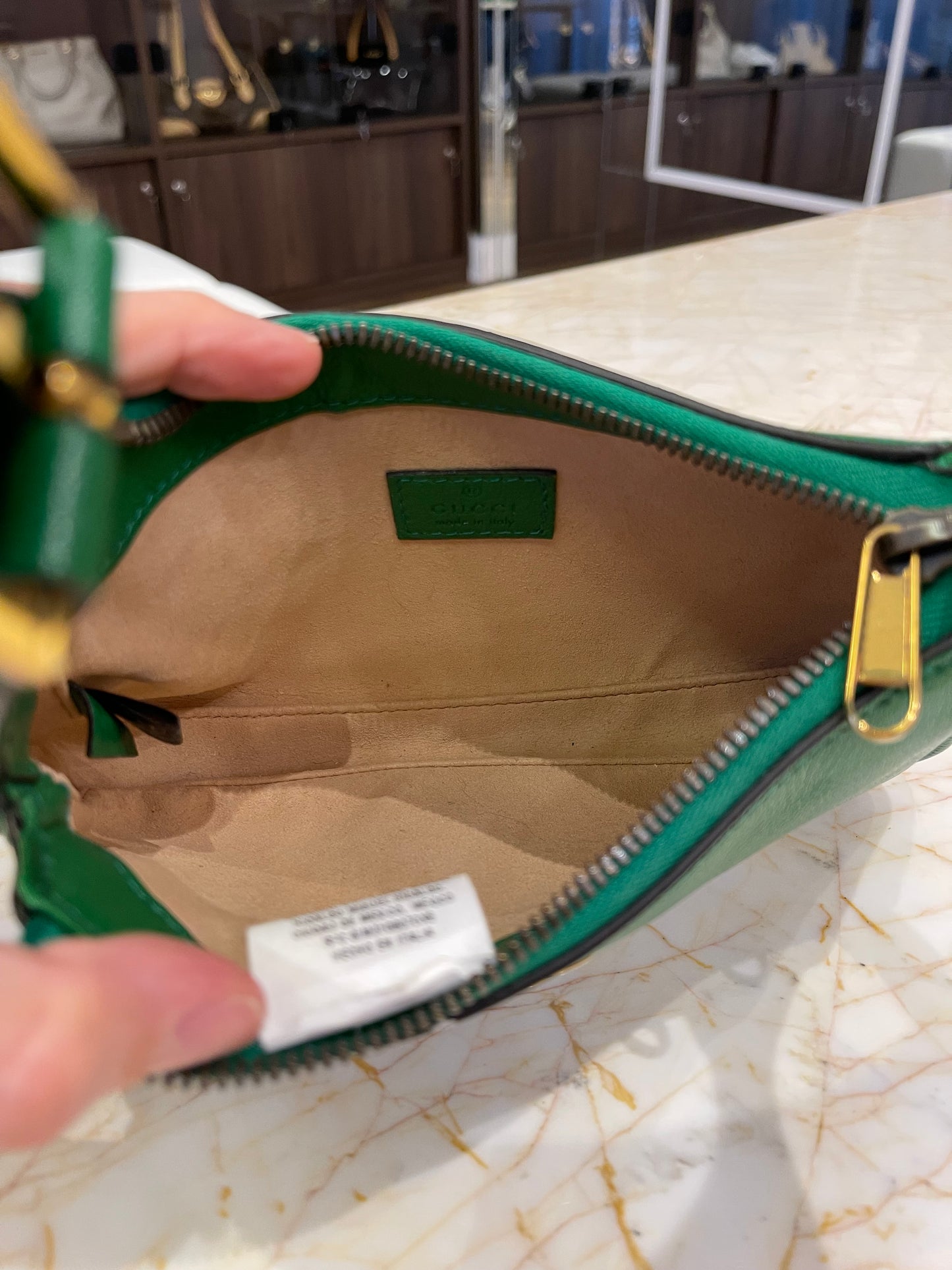 Gucci Aphrodite Mini Shoulder Bag Verde