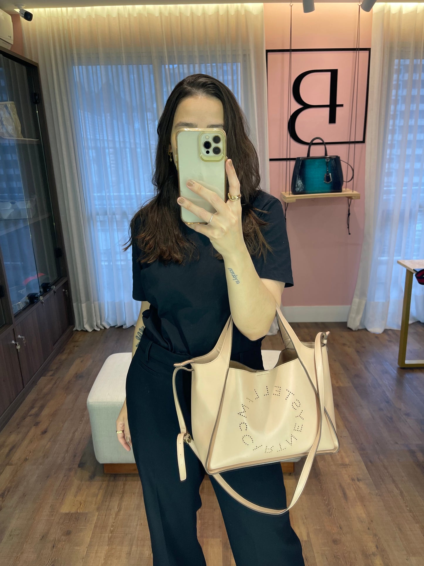 Stella MacCartney Tote com Logo
