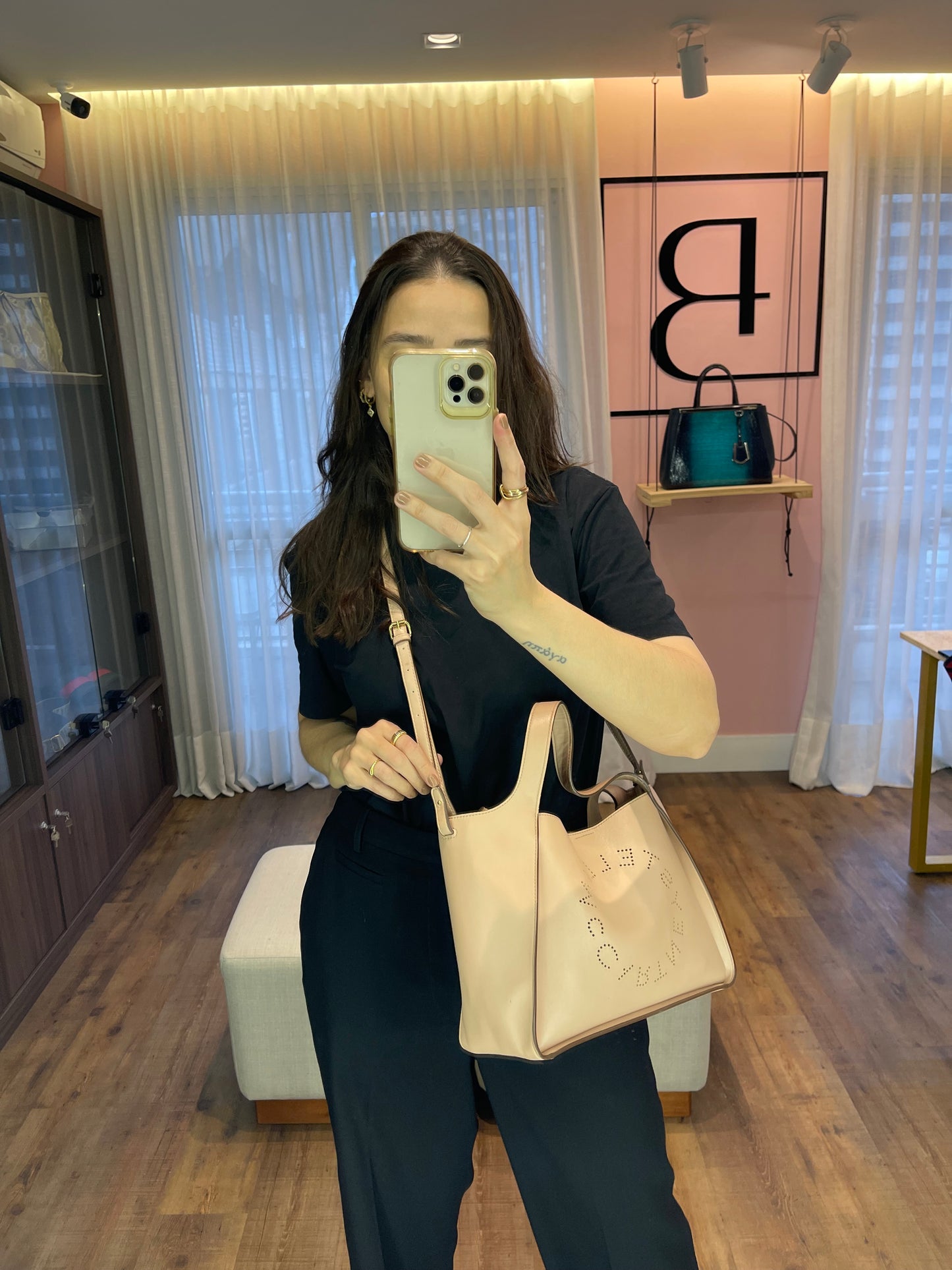 Stella MacCartney Tote com Logo
