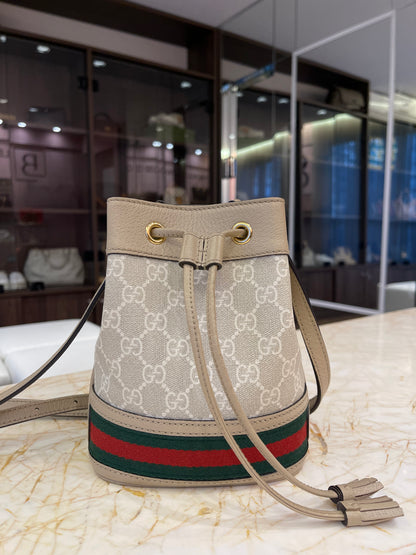Gucci Ophidia Mini Bucket Monograma