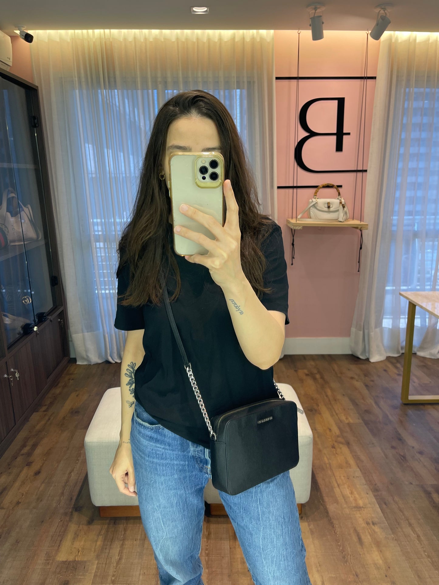 Michael Kors Camera Bag Preta