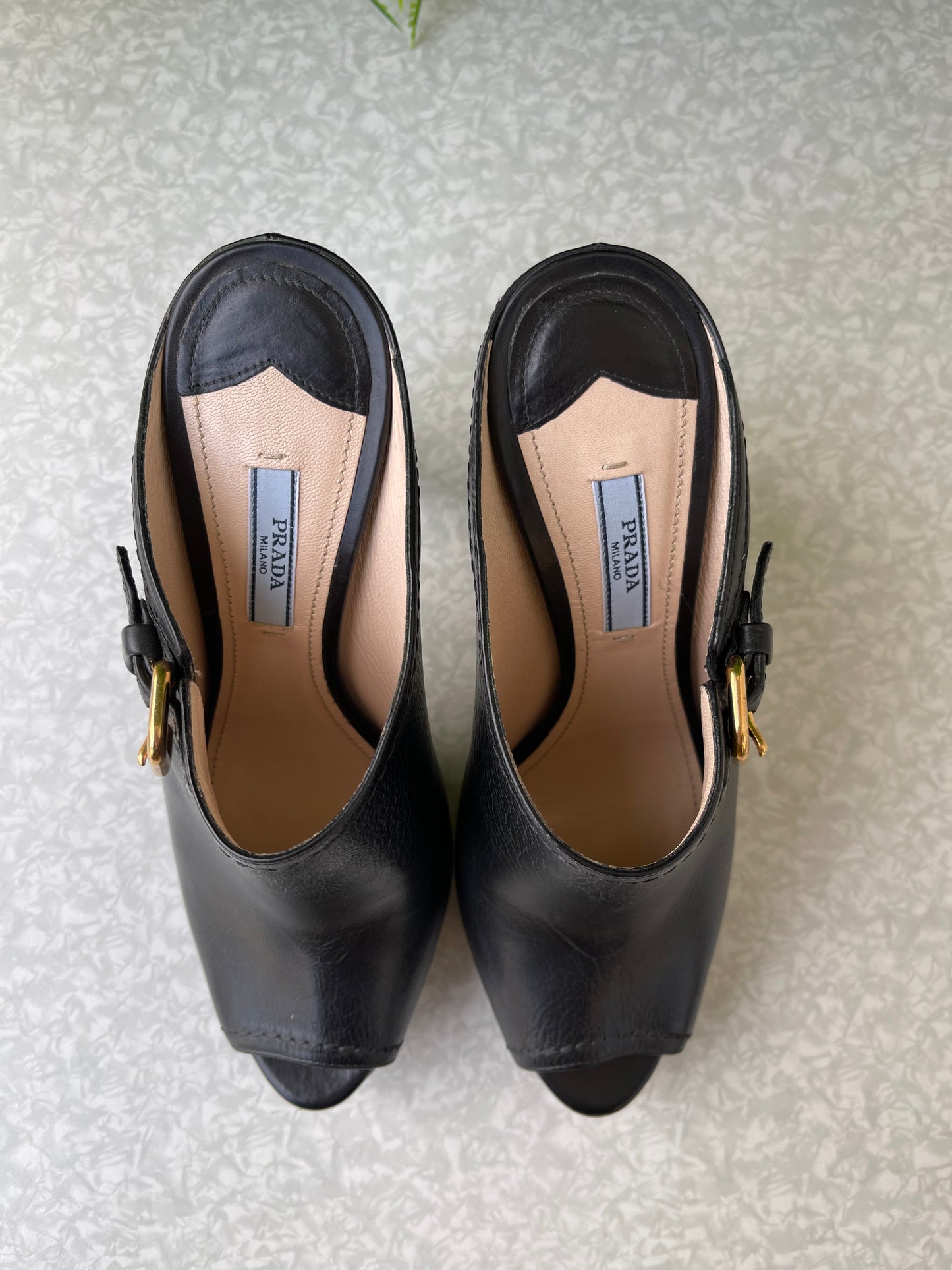 Sapato Prada Mule Preta