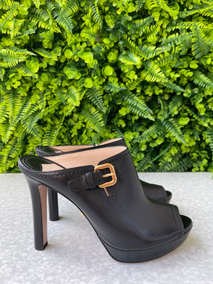 Sapato Prada Mule Preta